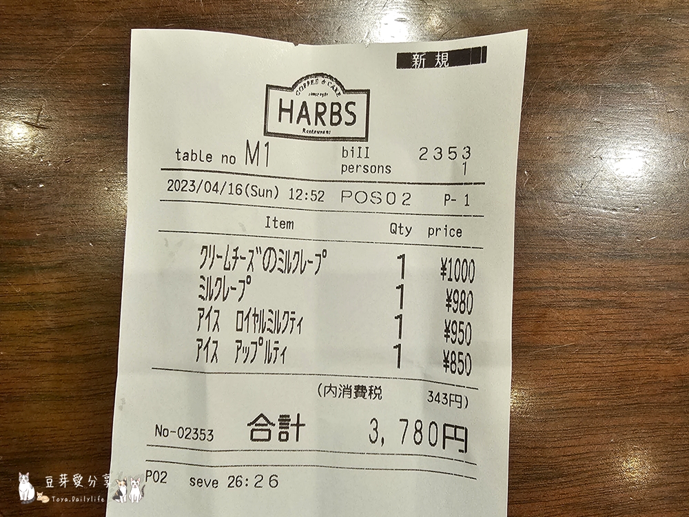 harbs hikarie shinqs 20