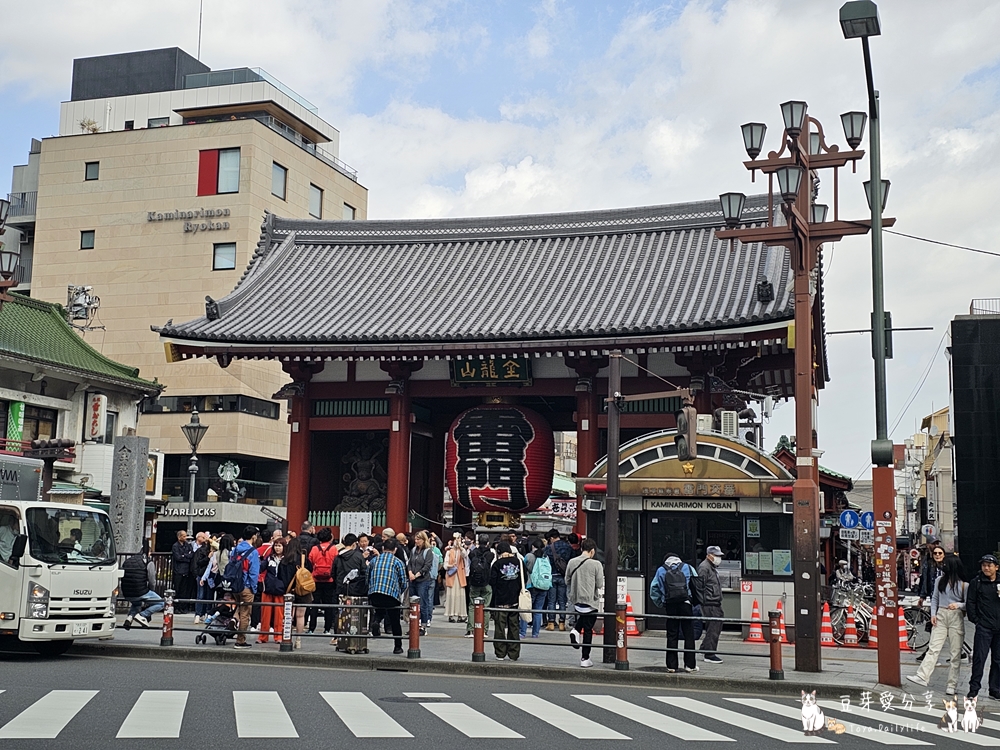 淺草寺週邊|雷門燈籠、化粧堂Yoroshi、舟和地瓜羊羹、和泉屋貓咪仙貝、花月堂菠蘿麵包 🌱豆芽出國趣日本 4 Sensoji Temple 2