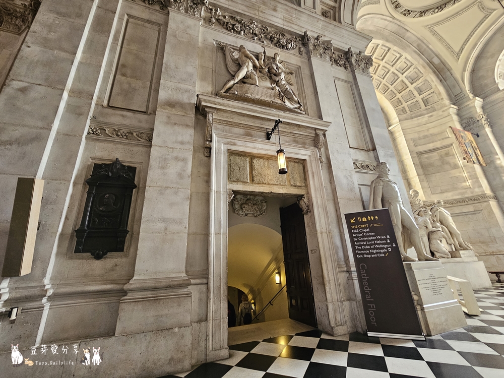 聖保羅大教堂 St. Paul's Cathedral|世界上第二大的圓頂教堂 ‧ 登上圓頂俯瞰倫敦市景 🌱豆芽出國趣英國 98 St Pauls Cathedral 132