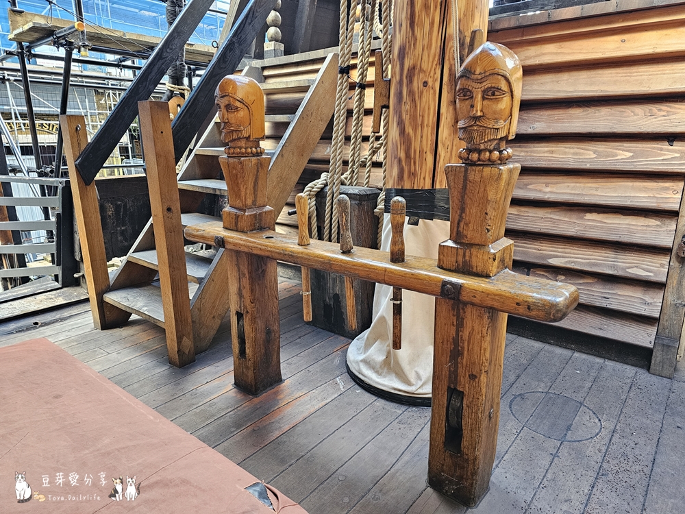 金鹿號 The Golden Hinde|英國第一艘環球航行的船隻 🌱豆芽出國趣英國 13 Golden Hinde 12