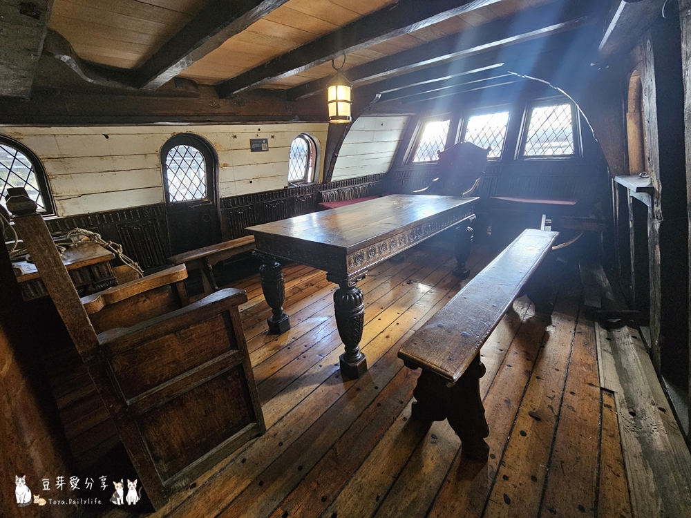 金鹿號 The Golden Hinde|英國第一艘環球航行的船隻 🌱豆芽出國趣英國 15 Golden Hinde 14