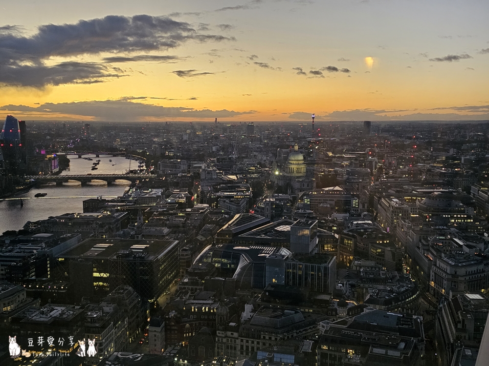 空中花園 Sky Garden|遠眺倫敦天際線的室內景觀花園 ‧ 免費預約參觀 🌱豆芽出國趣英國 22 Sky Garden 19