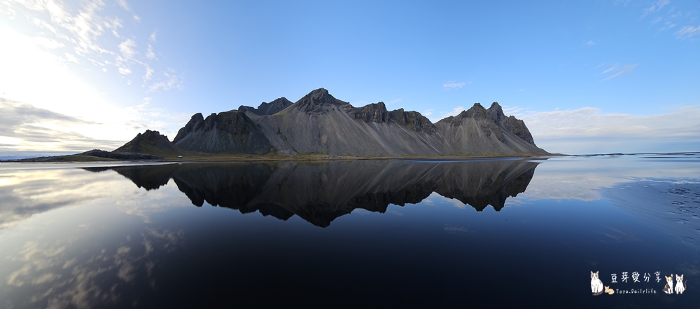 蝙蝠山 Brunnhorn |西角山 Vestrahorn 天空之鏡 ‧ 維京村落 Viking Village 🌱豆芽出國趣冰島 14 Vestrahorn 16