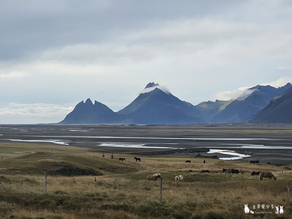 蝙蝠山 Brunnhorn |西角山 Vestrahorn 天空之鏡 ‧ 維京村落 Viking Village 🌱豆芽出國趣冰島 42 Vestrahorn 44