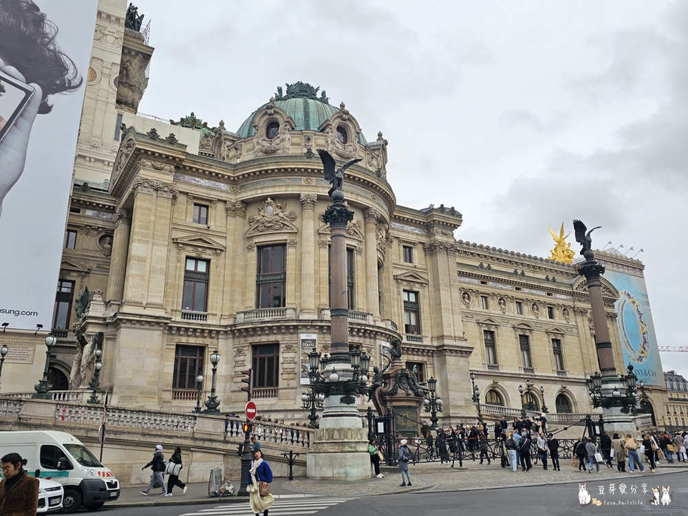 巴黎歌劇院 Palais Garnier|加尼葉歌劇院 ‧ 新巴洛克風格的建築傑作 🌱豆芽出國趣法國 2 Palais Garnier 1
