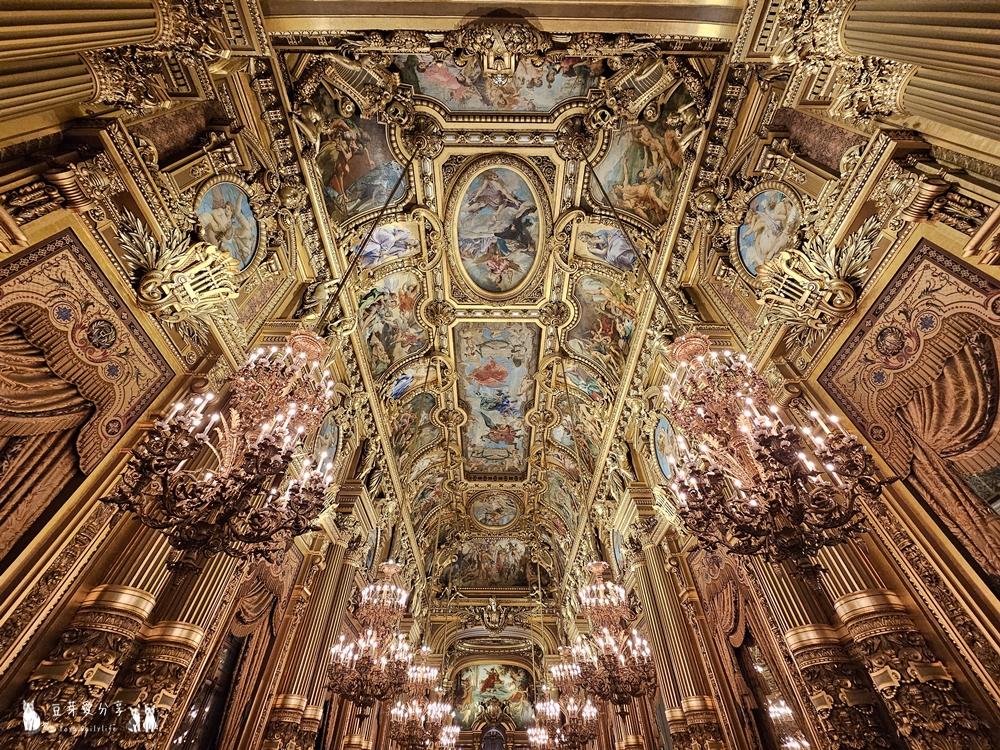 巴黎歌劇院 Palais Garnier|加尼葉歌劇院 ‧ 新巴洛克風格的建築傑作 🌱豆芽出國趣法國 27 Palais Garnier 26