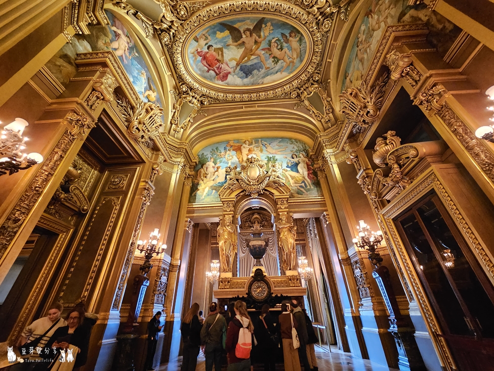 巴黎歌劇院 Palais Garnier|加尼葉歌劇院 ‧ 新巴洛克風格的建築傑作 🌱豆芽出國趣法國 22 Palais Garnier 28