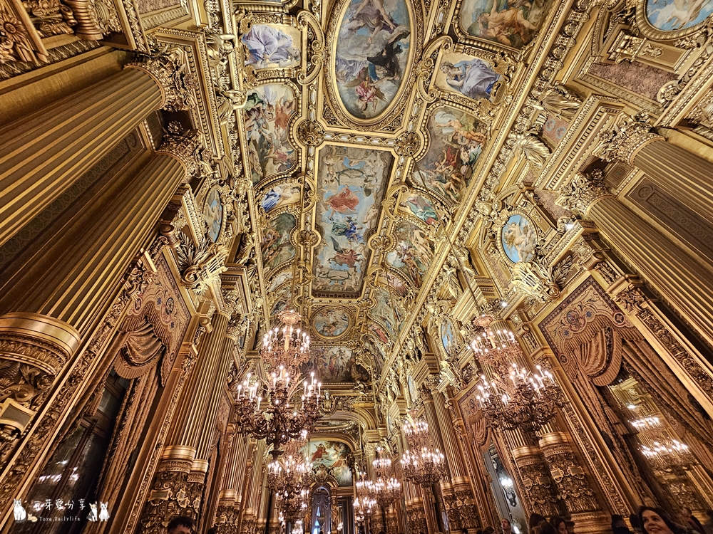 巴黎歌劇院 Palais Garnier|加尼葉歌劇院 ‧ 新巴洛克風格的建築傑作 🌱豆芽出國趣法國 28 Palais Garnier 31