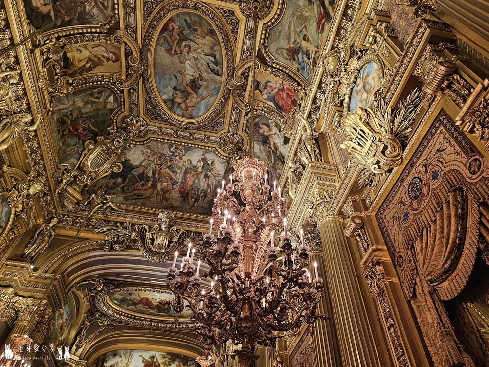 巴黎歌劇院 Palais Garnier|加尼葉歌劇院 ‧ 新巴洛克風格的建築傑作 🌱豆芽出國趣法國 29 Palais Garnier 33