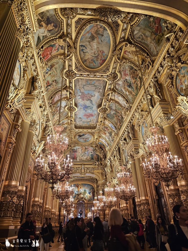 巴黎歌劇院 Palais Garnier|加尼葉歌劇院 ‧ 新巴洛克風格的建築傑作 🌱豆芽出國趣法國 31 Palais Garnier 35