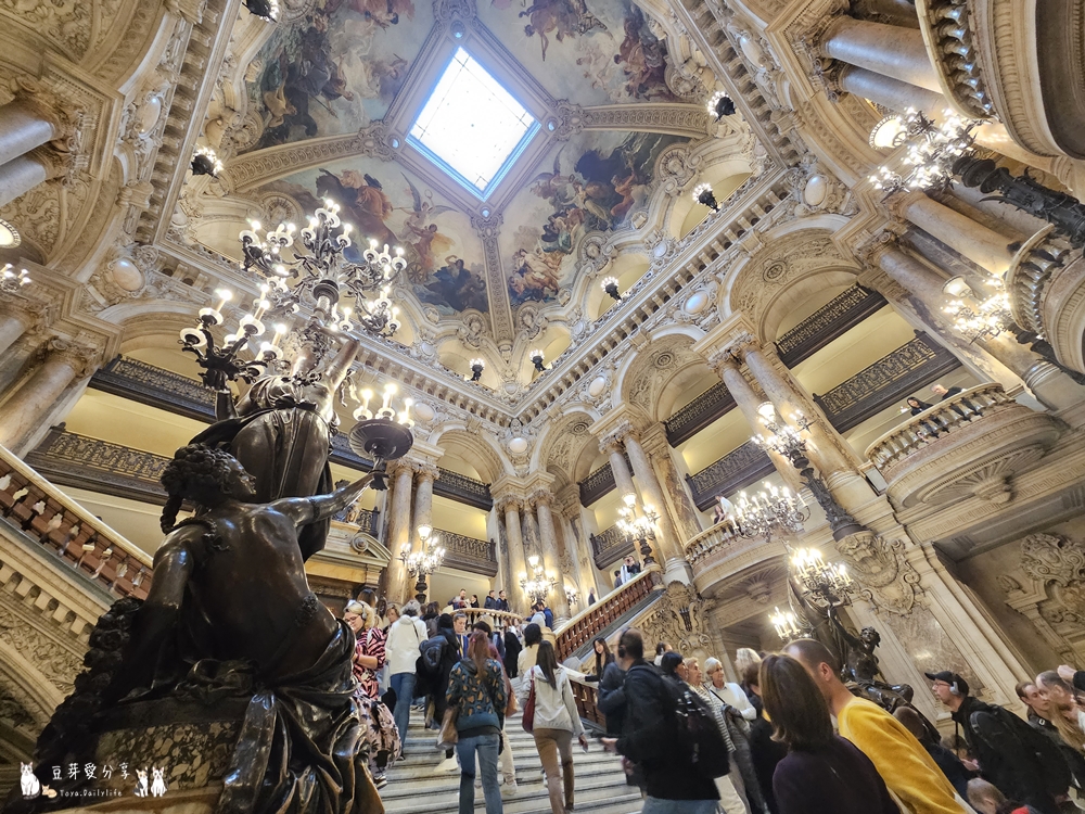 巴黎歌劇院 Palais Garnier|加尼葉歌劇院 ‧ 新巴洛克風格的建築傑作 🌱豆芽出國趣法國 34 Palais Garnier 38
