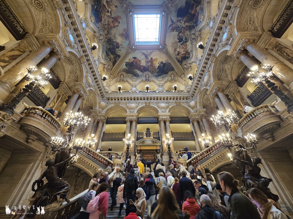 巴黎歌劇院 Palais Garnier|加尼葉歌劇院 ‧ 新巴洛克風格的建築傑作 🌱豆芽出國趣法國 8 Palais Garnier 39