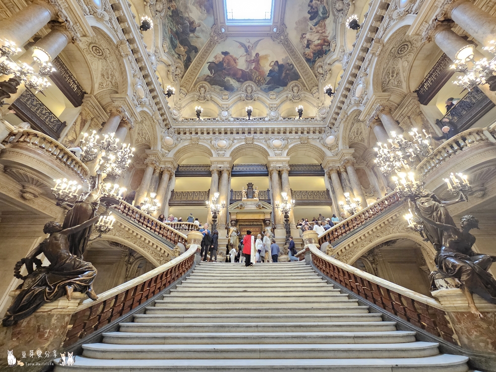 巴黎歌劇院 Palais Garnier|加尼葉歌劇院 ‧ 新巴洛克風格的建築傑作 🌱豆芽出國趣法國 9 Palais Garnier 46