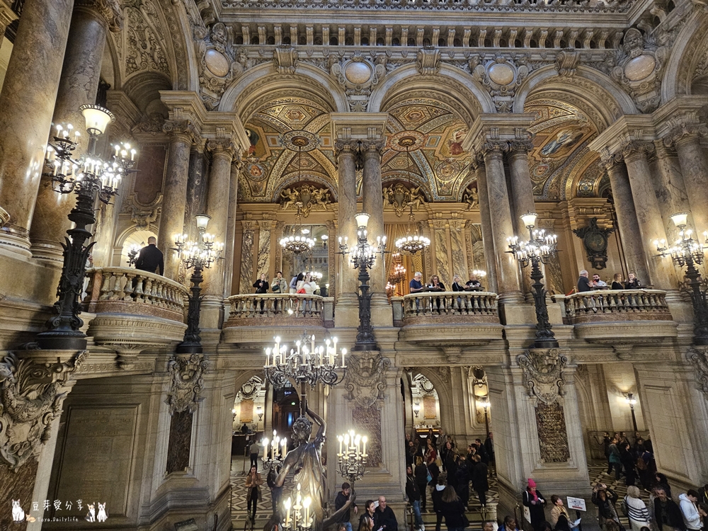 巴黎歌劇院 Palais Garnier|加尼葉歌劇院 ‧ 新巴洛克風格的建築傑作 🌱豆芽出國趣法國 11 Palais Garnier 6